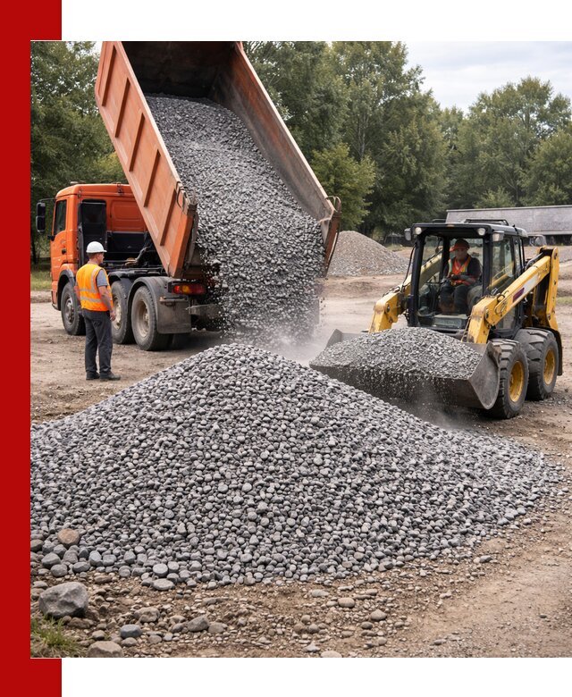 Купить гранитный щебень фракции 5–10 в Еманжелинске с доставкой
