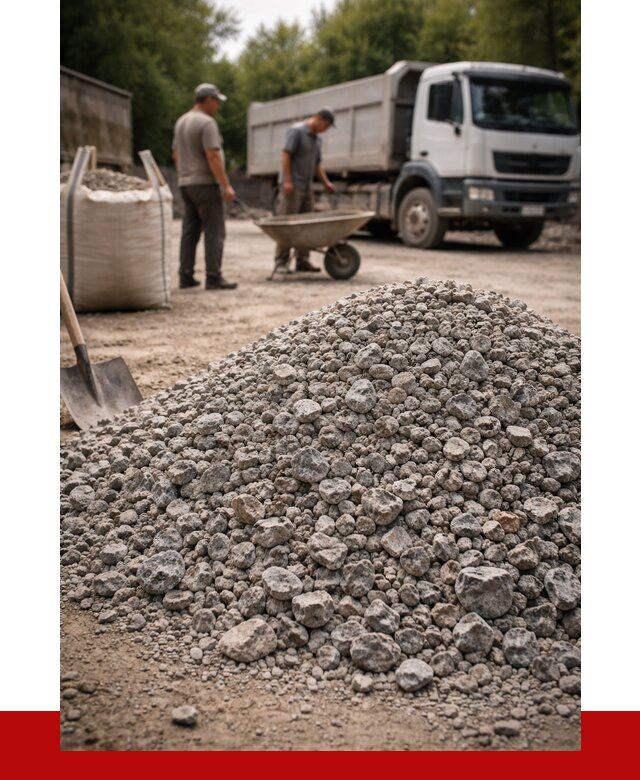 Гранитный щебень фракция 20-40 в Еманжелинске от 3287 руб. ПРОНЕРУДМнж