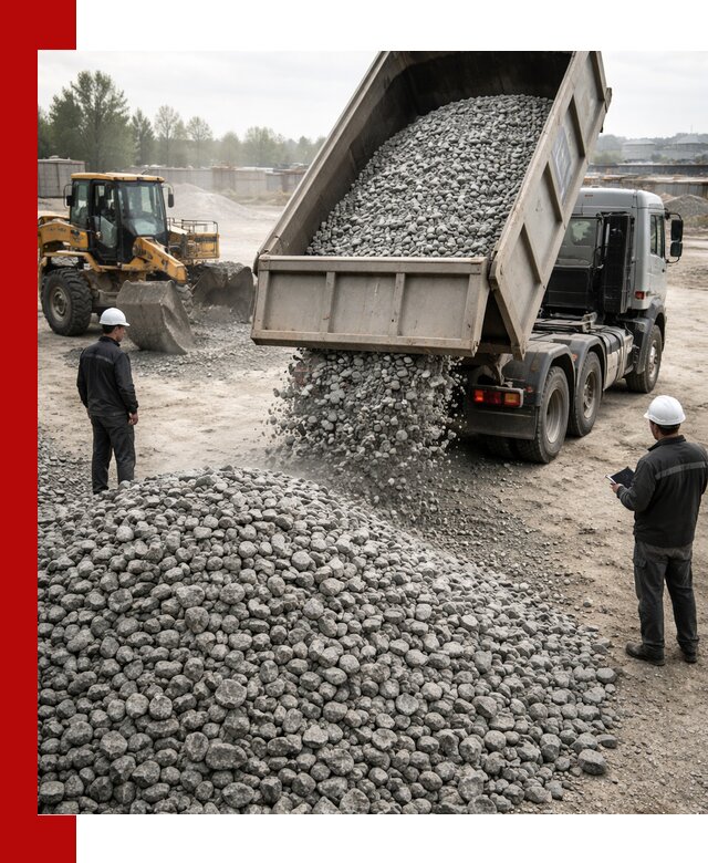 Доставка гранитного щебня фракции 20-40 в Еманжелинске