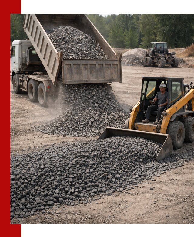Гранитный щебень фракция 40-70 с доставкой в Еманжелинске