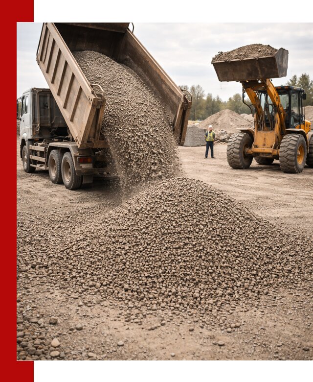 Гравийный щебень фракция 3–10 с доставкой в Еманжелинске