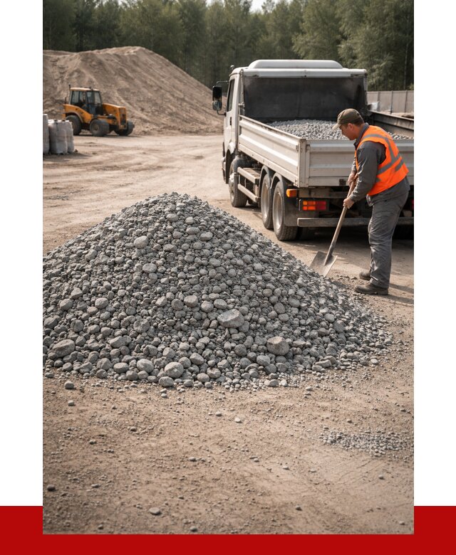 Гравийный щебень фракция 5-10 в Еманжелинске от 2260 р. | ПРОНЕРУДМнж