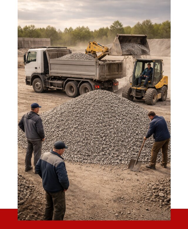 Гравийный щебень фракция 5-20 в Еманжелинске от 2465 р. ПРОНЕРУДМнж