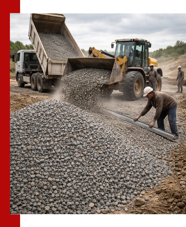 Гравийный щебень фракция 5-20 с доставкой в Еманжелинске