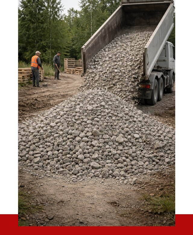 гравийный щебень фракция 70-120 в Еманжелинске от 2516 р. ПРОНЕРУДМнж