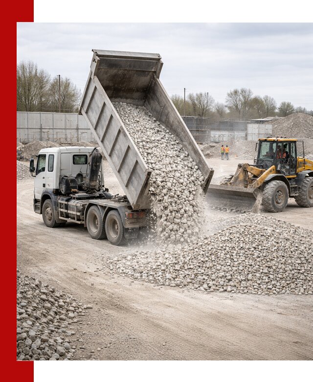 Доставка и продажа известнякового щебня в Еманжелинске