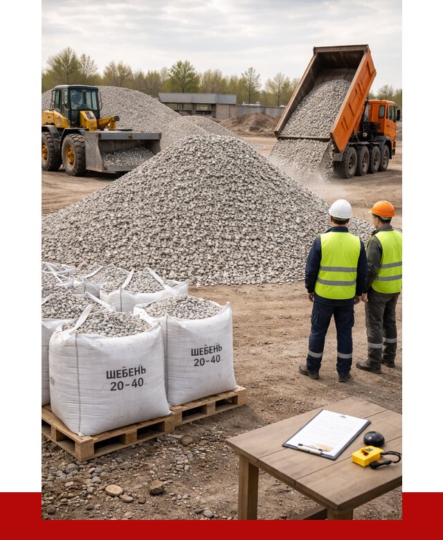 Известняковый щебень 20-40 в Еманжелинске от 2157 р. ПРОНЕРУДМнж