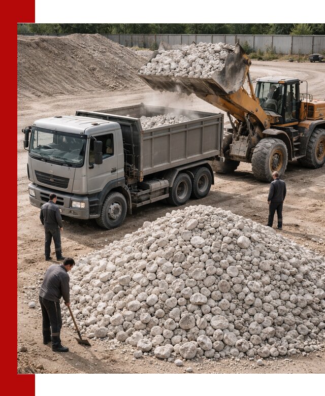 Известняковый щебень фракция 70–150 с доставкой в Еманжелинске