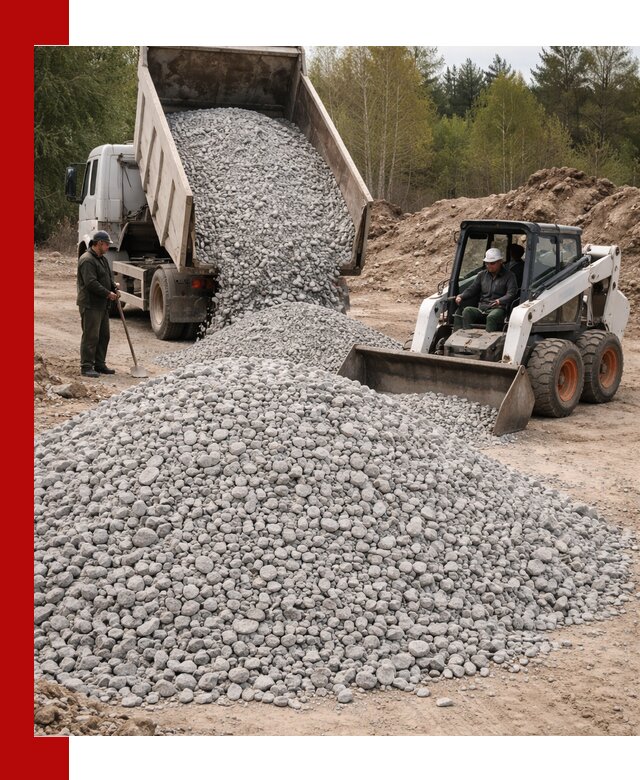 Доставка доломитового щебня в Еманжелинске напрямую от карьера