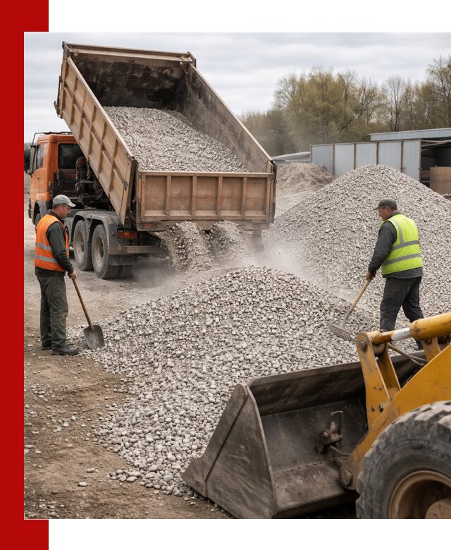 Доломитовый щебень фракции 5-20 с доставкой в Еманжелинске