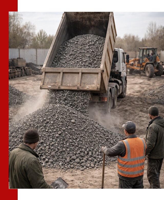 Доставка шлакового щебня в удобные сроки по выгодной цене в Еманжелинске