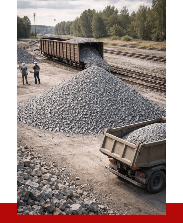 Железнодорожный щебень 20-60 в Еманжелинске от 1746 р. | ПРОНЕРУДМнж