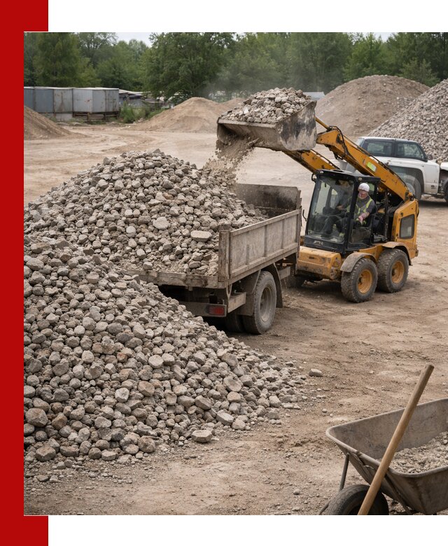 Доставка вторичного щебня в Еманжелинске для строительных работ