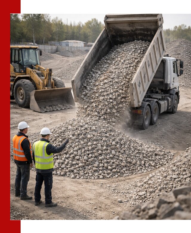 Вторичный щебень фракция 40–70 доставка в Еманжелинске