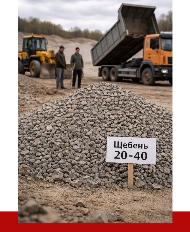 Бетонный щебень фракция 20-40 в Еманжелинске от 2516 р. | ПРОНЕРУДМнж