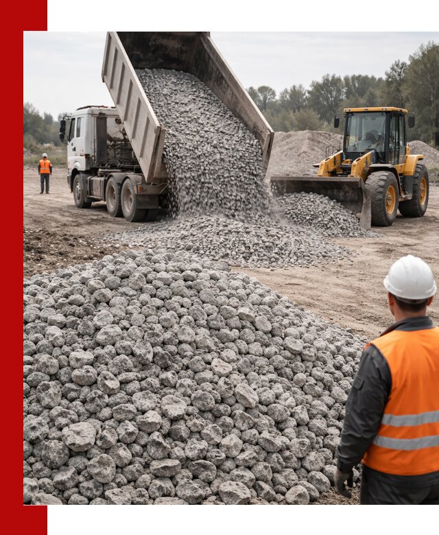 Доставка бетонного щебня фракции 20-40 в Еманжелинске