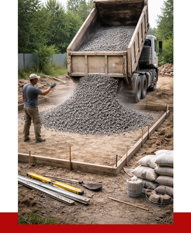 Купить щебень для фундамента в Еманжелинске от 4622 р. | ПРОНЕРУДМнж