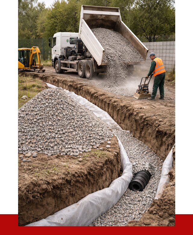 Щебень для дренажа в Еманжелинске от 1900 р., ПРОНЕРУДМнж доставка