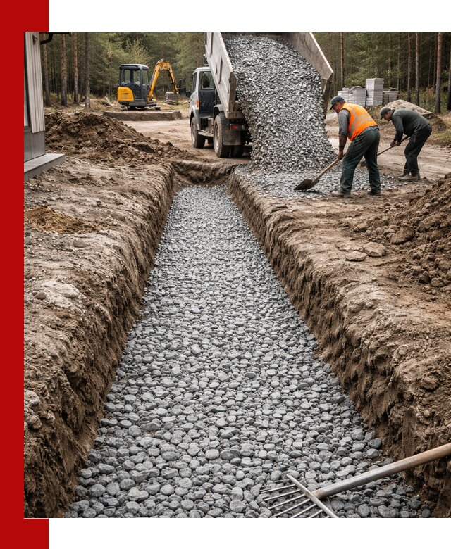 Щебень для дренажа с доставкой в Еманжелинске высокого качества