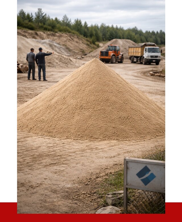 Карьерный песок навалом в Еманжелинске от 1849 р. | ПРОНЕРУДМнж