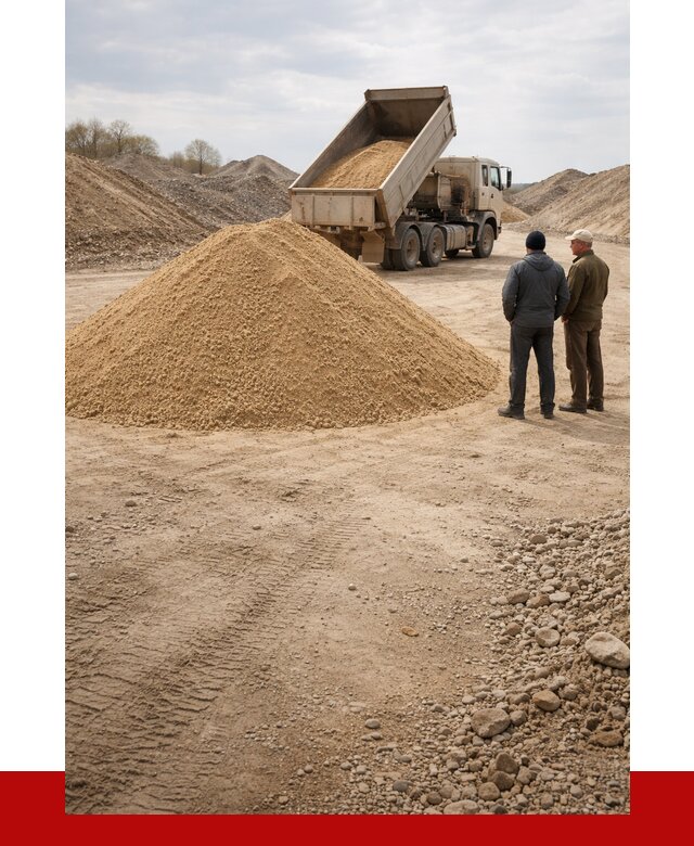 Карьерный песок крупнозернистый в Еманжелинске от 8730 р | ПРОНЕРУДМнж