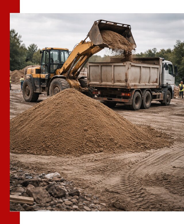 Доставка речного песка навалом в Еманжелинске быстро и выгодно