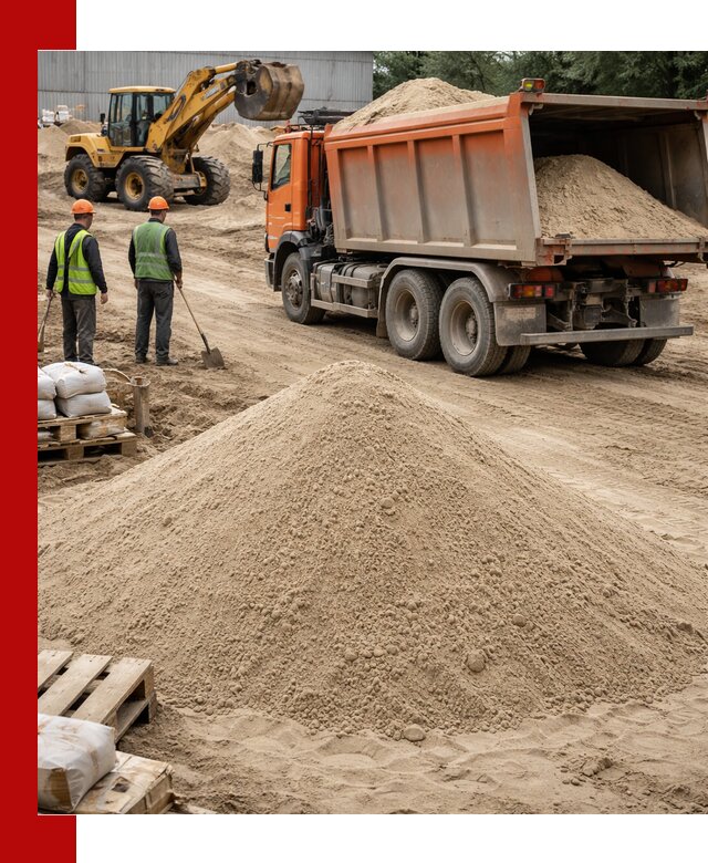 Доставка и продажа мытого речного песка в Еманжелинске