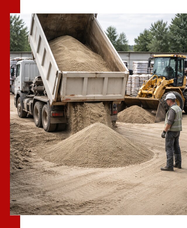 Поставка и доставка песка для бетона в Еманжелинске