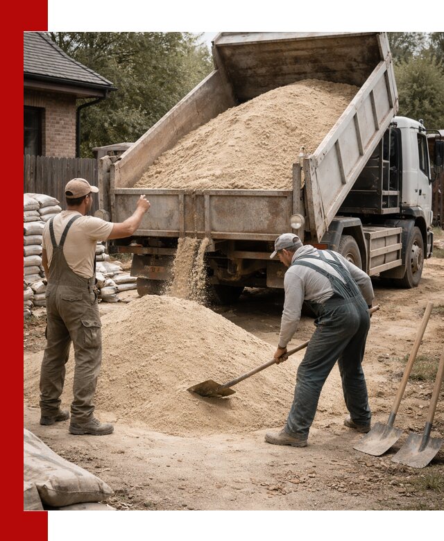 Песок для штукатурки с доставкой в Еманжелинске качественный и чистый