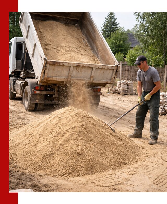 Доставка сухого песка самосвалами в Еманжелинске