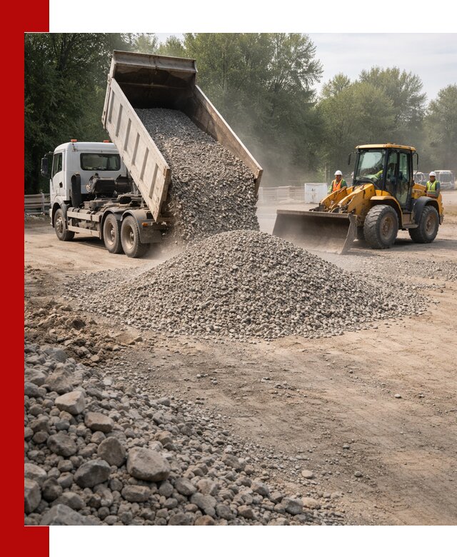 Гравий фракция 5–20 доставка в Еманжелинске оптом и в розницу