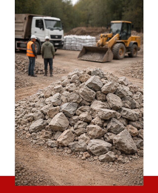 Купить бутовый камень с доставкой в Еманжелинске от 2362 р. | ПРОНЕРУДМнж