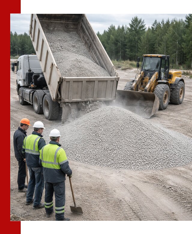 Известняковый отсев 0-5 доставка в Еманжелинске быстро и выгодно