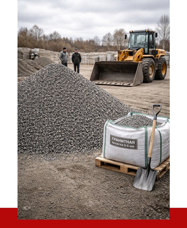 Купить гранитную крошку в Еманжелинске от 4930 р. с доставкой | ПРОНЕРУДМнж