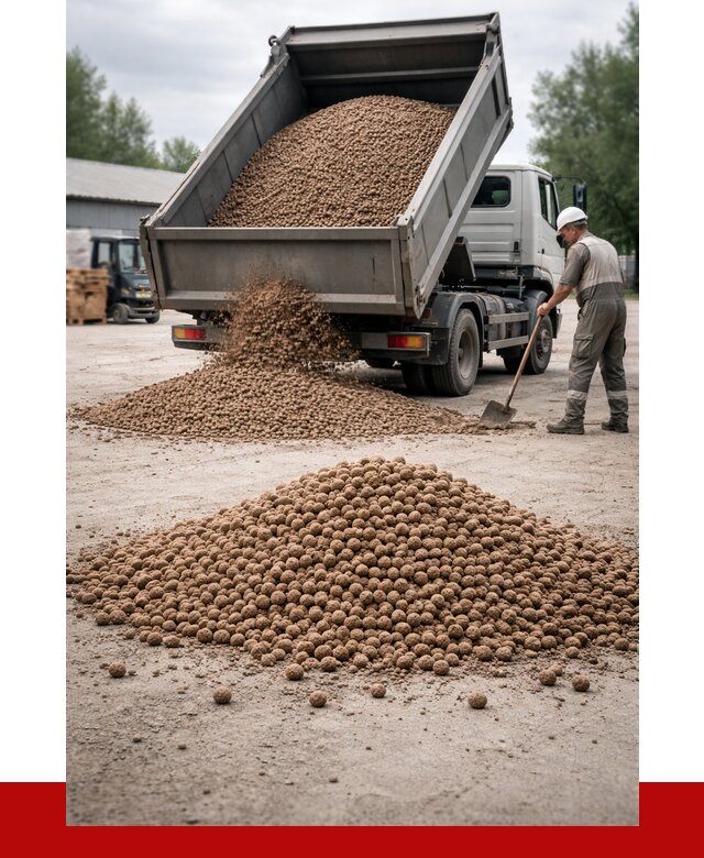 Керамзит с доставкой в Еманжелинске от 4314 р. за м3 | ПРОНЕРУДМнж