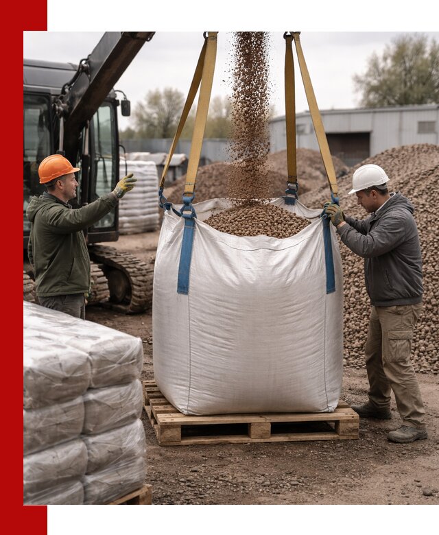 Керамзит в биг-бегах с доставкой в Еманжелинске