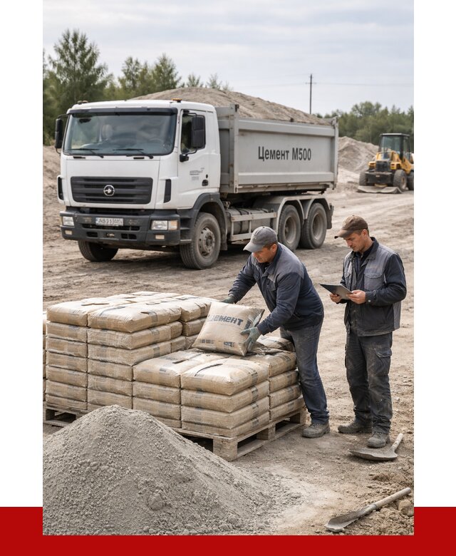 Купить цемент м500 с доставкой в Еманжелинске от 5341 р. | ПРОНЕРУДМнж