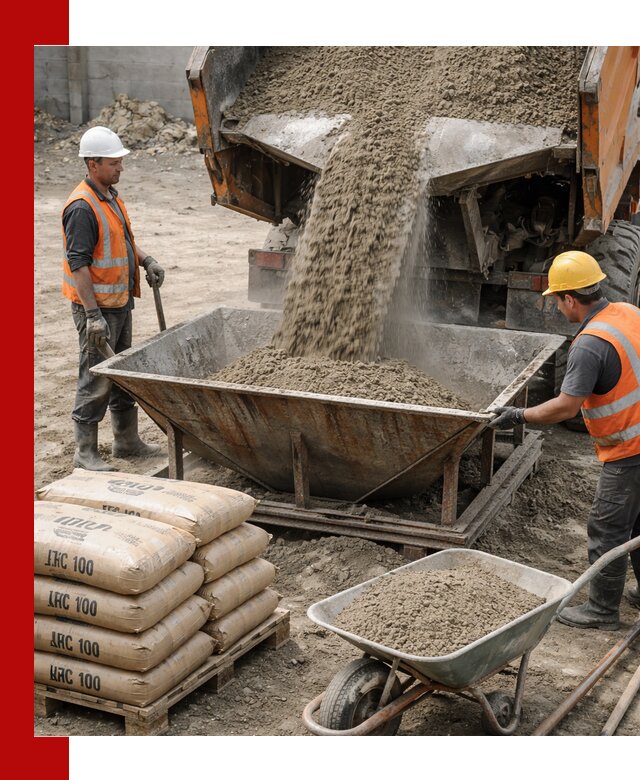 Доставка цементно-песчаной смеси М100 в Еманжелинске