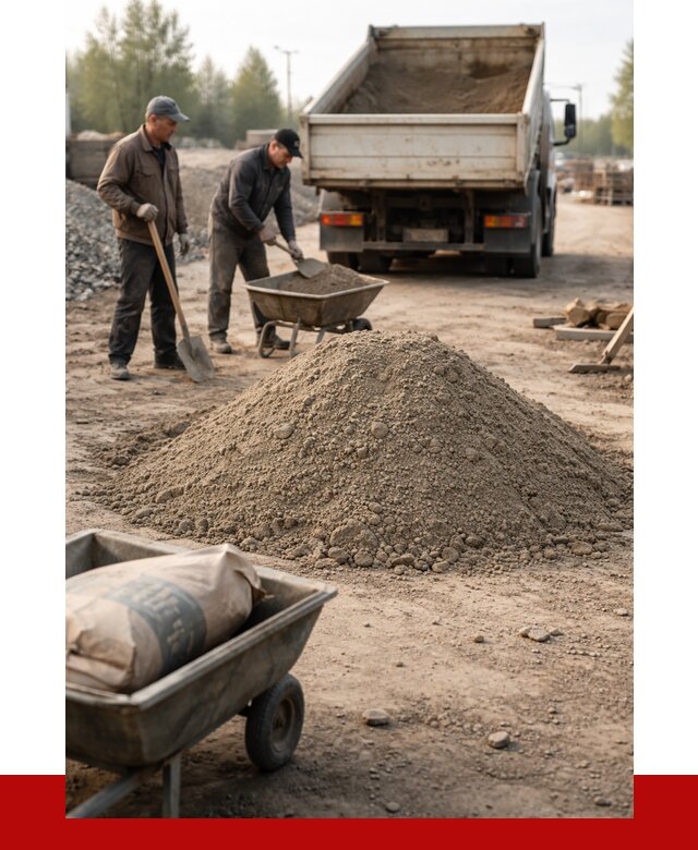 Цементно-песчаная смесь М150 в Еманжелинске от 4827 р. | ПРОНЕРУДМнж