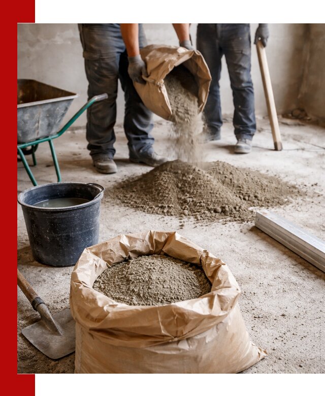 Доставка сухой смеси для стяжки в Еманжелинске