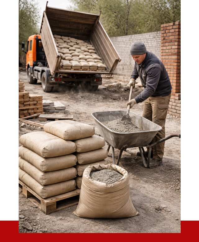 Купить сухую смесь для кладки в Еманжелинске от 1233 р. | ПРОНЕРУДМнж