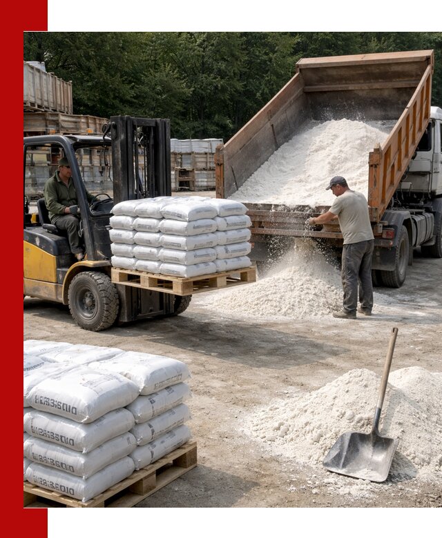 Доставка строительной извести оптом и в розницу в Еманжелинске