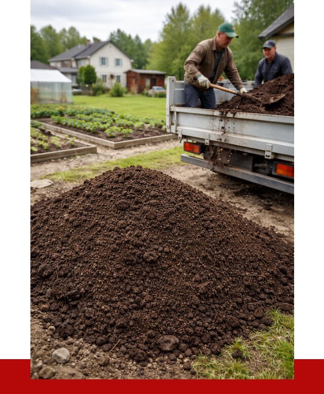 Плодородный грунт в Еманжелинске с доставкой от 4314 р. | ПРОНЕРУДМнж