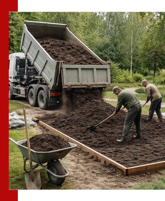 Доставка грунта для озеленения и благоустройства в Еманжелинске