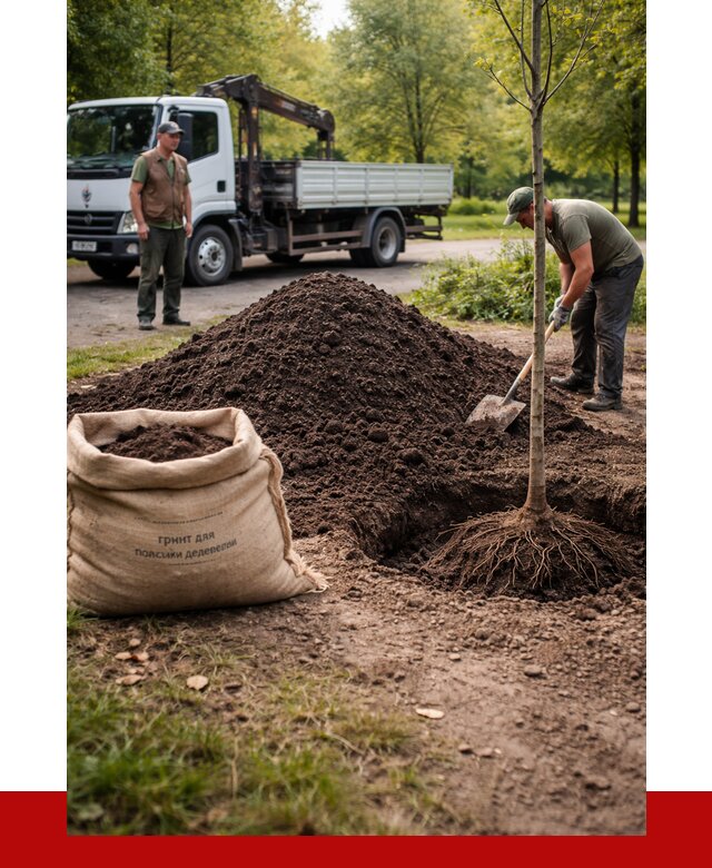 Грунт для посадки деревьев в Еманжелинске от 1233 р. | ПРОНЕРУДМнж