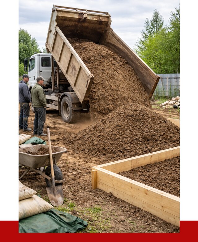 Торфо песчаная смесь в Еманжелинске с доставкой от 1900 р. | ПРОНЕРУДМнж