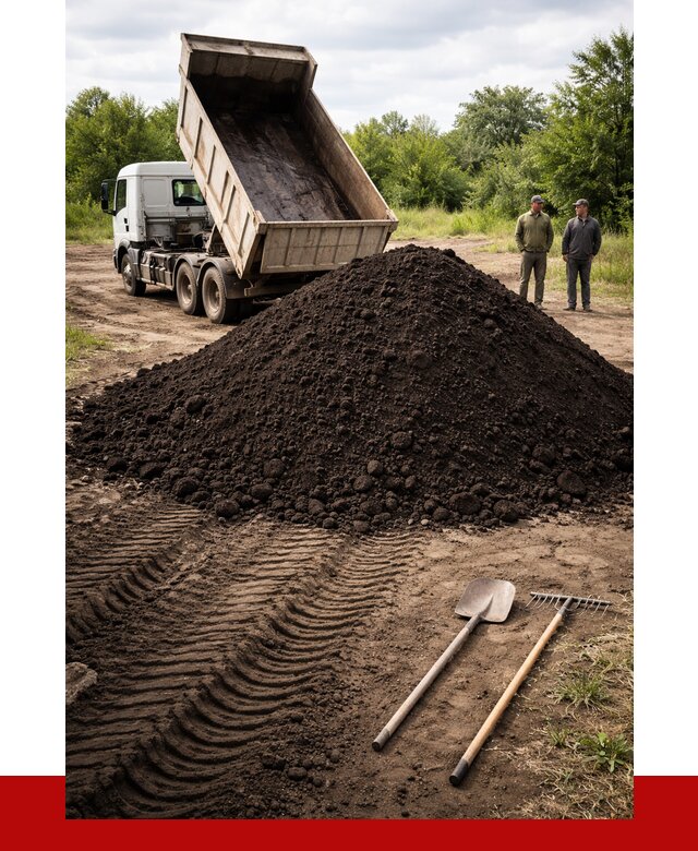Купить чернозем навалом в Еманжелинске от 1233 р. за куб | ПРОНЕРУДМнж