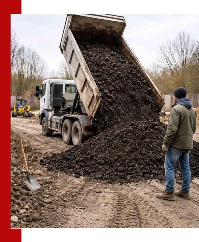 Доставка чернозема навалом в Еманжелинске быстро и выгодно