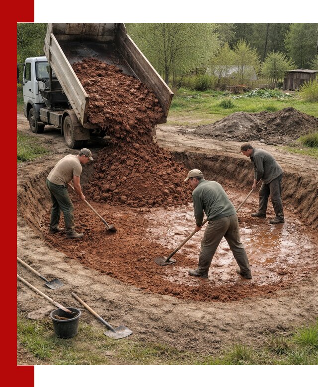 Купить качественную глину для пруда в Еманжелинске