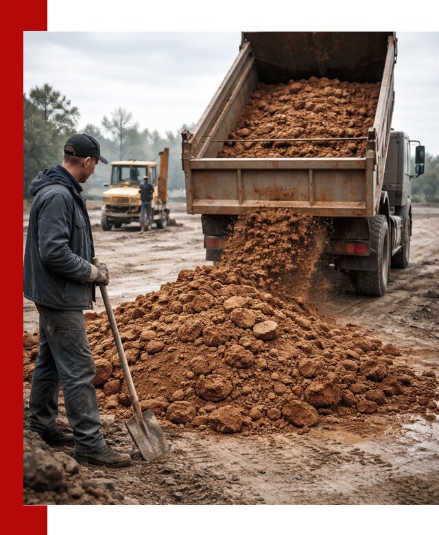 Глина для засыпки в Еманжелинске с доставкой самосвалами